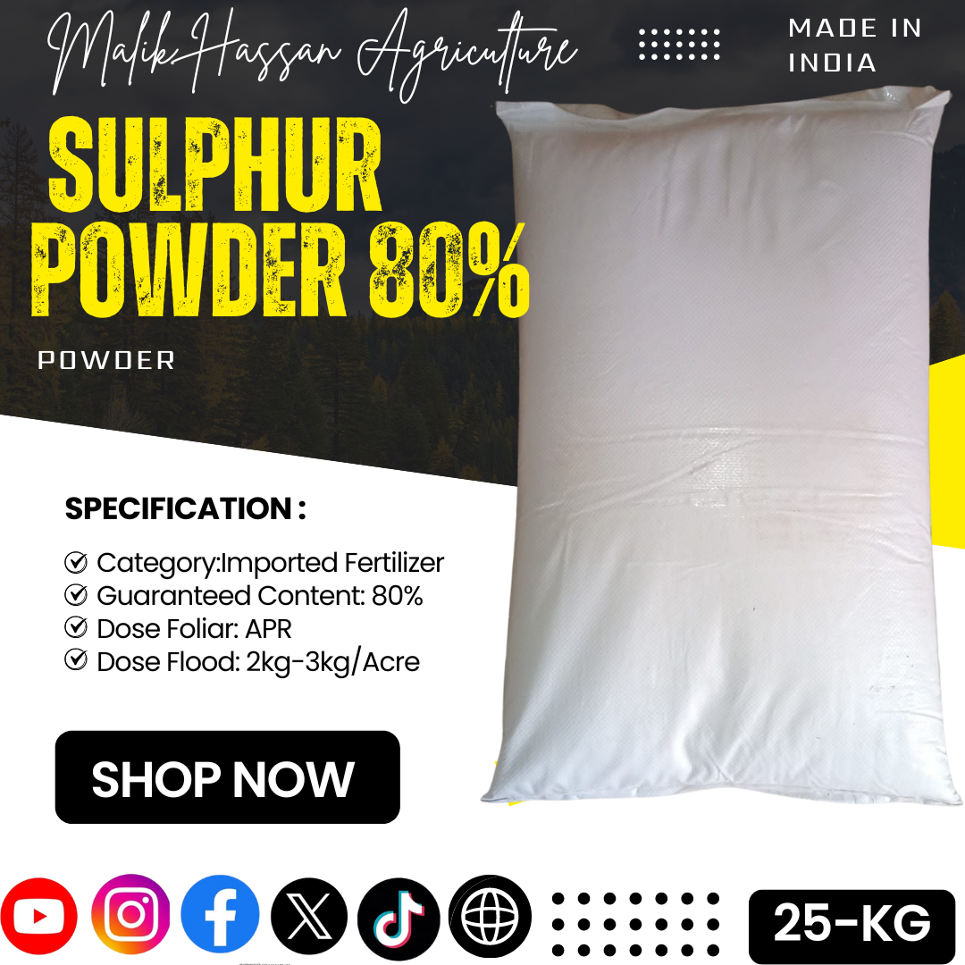 Sulphur Powder WDG 80%| 25kg| India