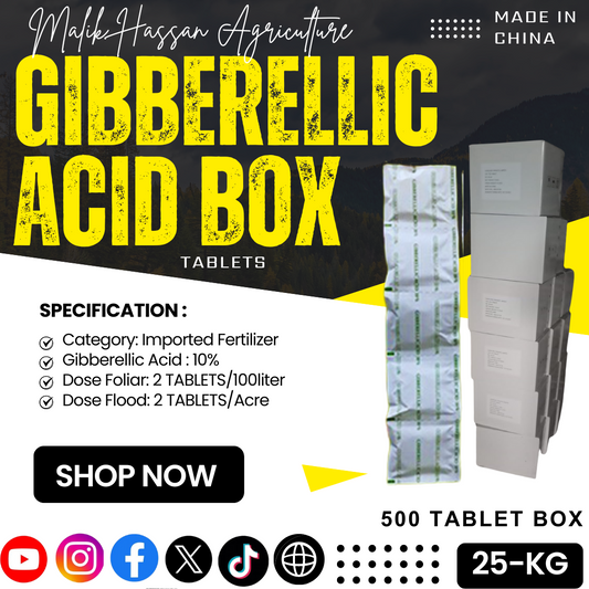 Gibberellic Acid Tablets | 500 Tablet box| China